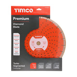 This is an image of Timco - Premium Diamond Blade - Turbo Segmented 350 x 25.4 (1 Each Box) GPPL350254