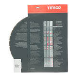 This is an image of Timco - Premium Diamond Blade - Turbo Segmented 450 x 25.4 (1 Each Box) GPPL450254