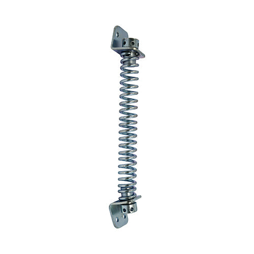 This is an image of Timco - Gate Spring - Zinc 10" (1 Each Plain Bag) GS10ZB