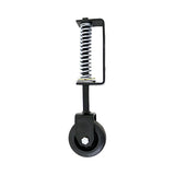 This is an image of Timco - Spring Loaded Field Gate Wheel - Heavy Duty - Black 370mm (1 Each Plain Bag) GW14BB