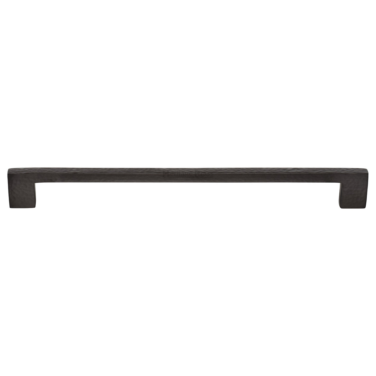 Heritage Brass Cabinet Pull Metro Hammered Design 256mm CTC Matt Bronze Finish