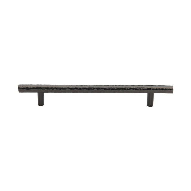 Heritage Brass Cabinet Pull T-Bar Hammered Design 101mm CTC Matt Bronze Finish | Sku. HAM0361-101-MB | Trade Door Handles