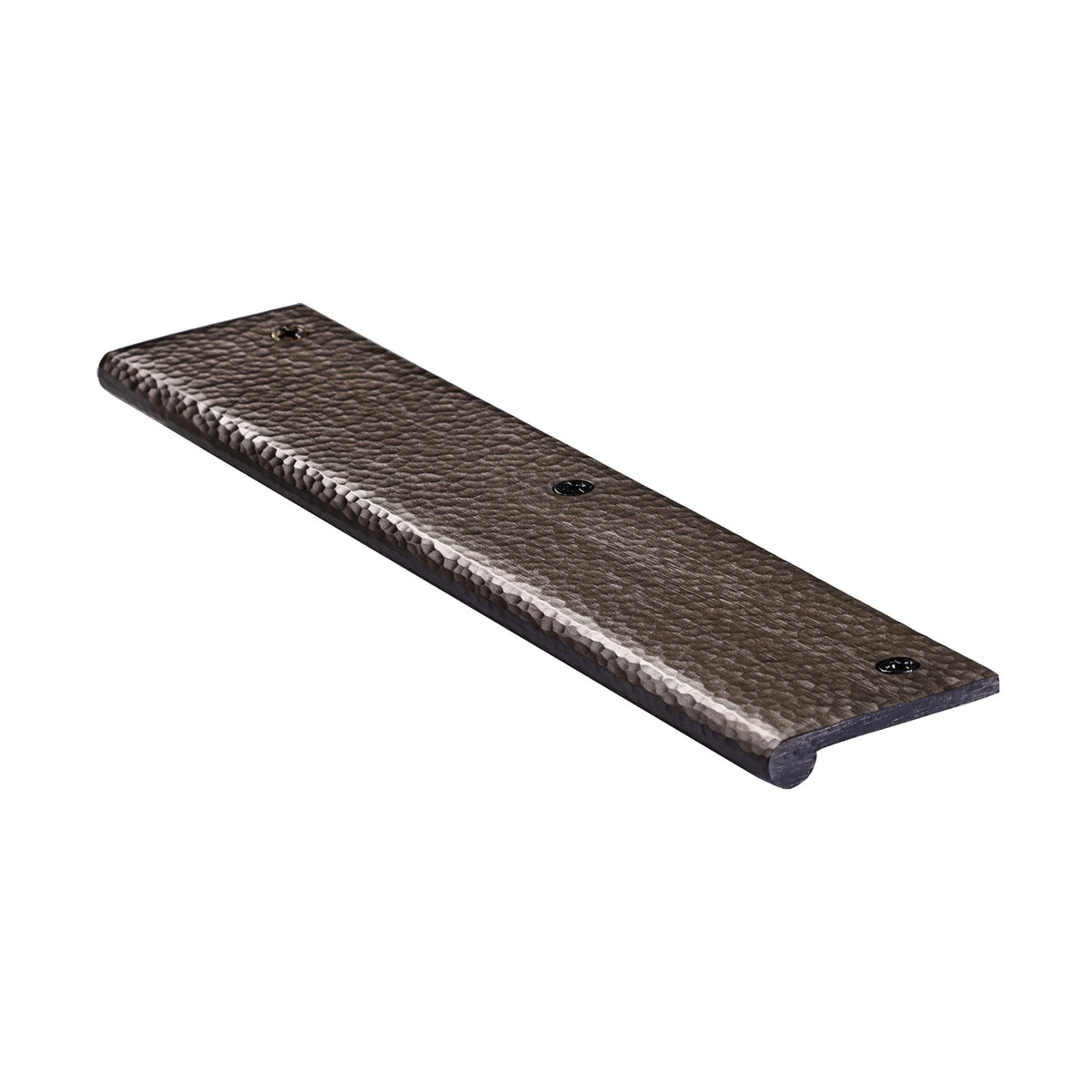 Heritage Brass Hammered EP Edge Pull Cabinet Handle 200mm Matt Bronze Finish