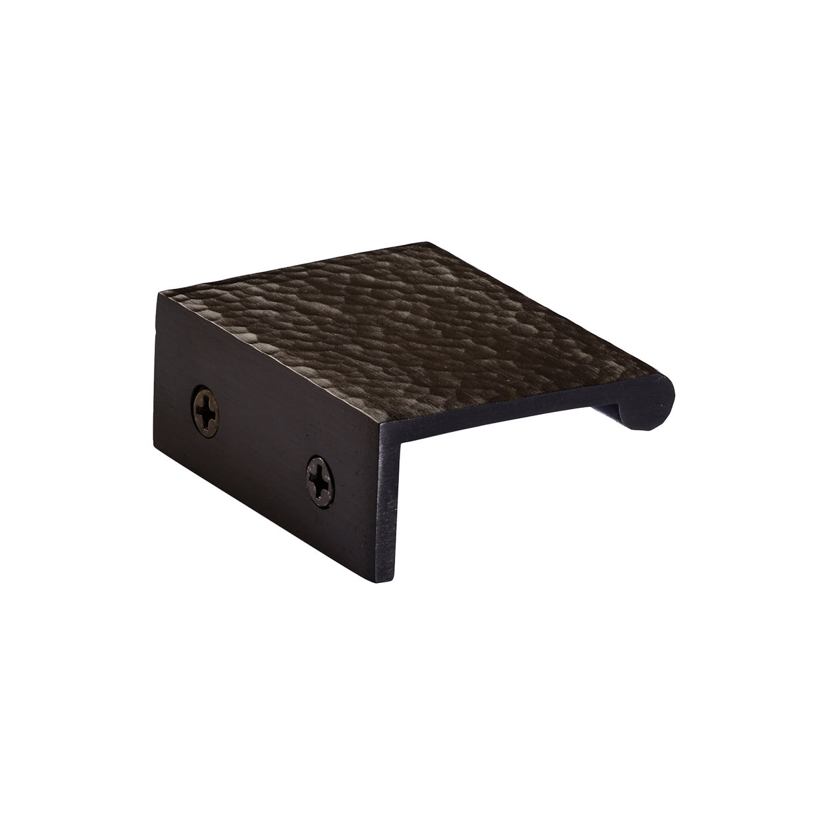 Heritage Brass Hammered EPR Edge Pull Cabinet Handle 50mm Matt Bronze Finish