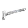 This is an image of Timco - Pair of Cranked Band & Hook On Plates - Hot Dipped Galvanised 350mm (1 Pairs Plain Bag) HBC350G