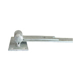 This is an image of Timco - Pair of Straight Band & Hook On Plates - Hot Dipped Galvanised 250mm (1 Pairs Plain Bag) HBS250G