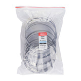 This is an image of Timco - Hose Clips - Stainless Steel 90 - 120mm - (10 PCS Bag) HC90120SS