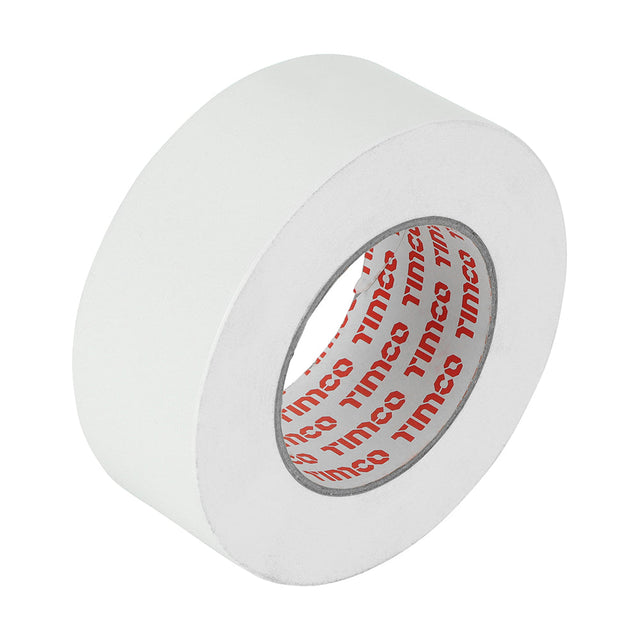 This is an image of Timco - Heavy Duty Cloth Tape - White 50m x 50mm (1 Each Roll) PCSHDCTWHITE