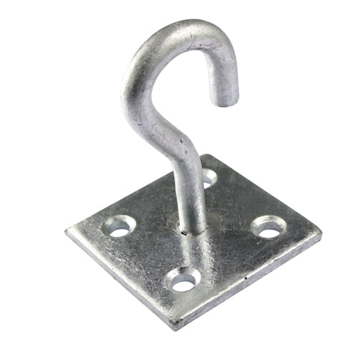 This is an image of Timco - Hook on Plate - Hot Dipped Galvanised 2" (1 Each TIMbag) HP2GP