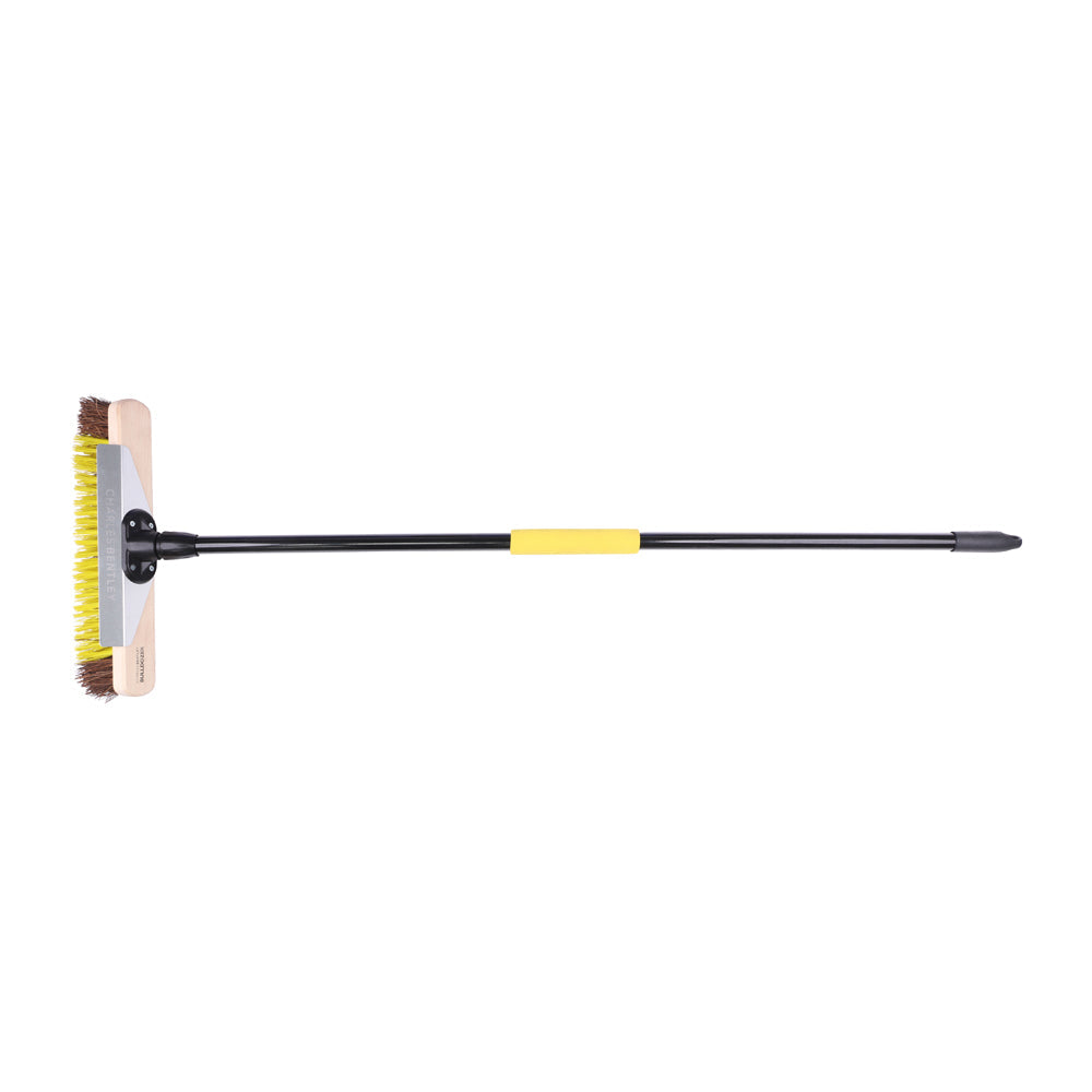 This is an image of Timco - Bulldozer Heavy Duty Wooden Utility Broom & Handle 16" HQCD16BAYC4