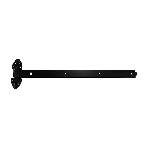 This is an image of Timco - Pair of Heavy Reversible Hinges - Black 1050mm (1 Pairs Plain Bag) HRH1050B