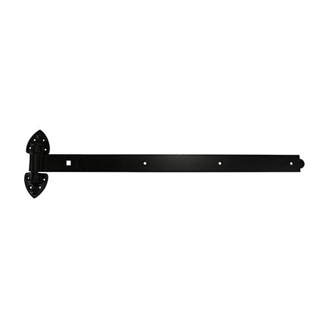 This is an image of Timco - Pair of Heavy Reversible Hinges - Black 1050mm (1 Pairs Plain Bag) HRH1050B