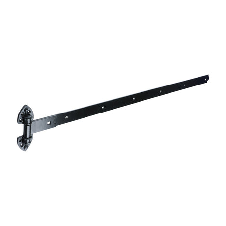 This is an image of Timco - Pair of Heavy Reversible Hinges - Black 1200mm (1 Pairs Plain Bag) HRH1200B