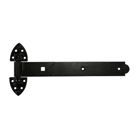 This is an image of Timco - Pair of Heavy Reversible Hinges - Black 350mm (1 Pairs Plain Bag) HRH350B