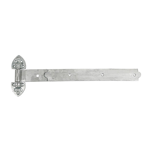 This is an image of Timco - Pair of Heavy Reversible Hinges - Hot Dipped Galvanised 450mm (1 Pairs Plain Bag) HRH450G
