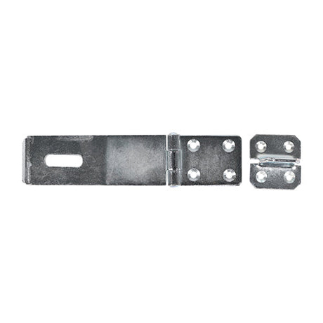 This is an image of Timco - Safety Pattern Hasp & Staple - Zinc 3" (1 Each Plain Bag) HS3ZB