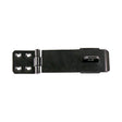 This is an image of Timco - Safety Pattern Hasp & Staple - Black 6" (1 Each TIMpac) HS6BP