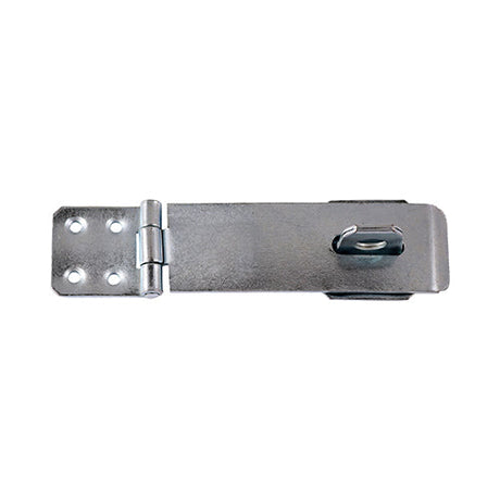 This is an image of Timco - Safety Pattern Hasp & Staple - Zinc 6" (1 Each TIMpac) HS6ZP