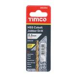 This is an image of Timco - Ground Jobber Drills - Cobalt M35 2.5mm (1 Each Wallet) HSSCOR25