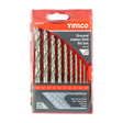 This is an image of Timco - Ground Jobber Drill Bit Set 10pcs (10 Pieces Case) HSSG10DS