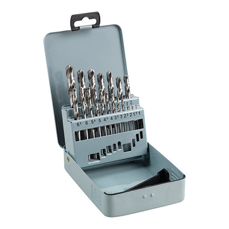 This is an image of Timco - Ground Jobber Drills Set - HSS 19pcs (19 Pieces Case) HSSG19DS