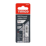 This is an image of Timco - Ground Jobber Drills - HSS M2 3.0mm (1 Each Wallet) HSSGR3