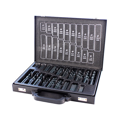 This is an image of Timco - Roll Forged Jobber Drills Set - HSS 170pcs (170 Pieces Case) HSSR170DS
