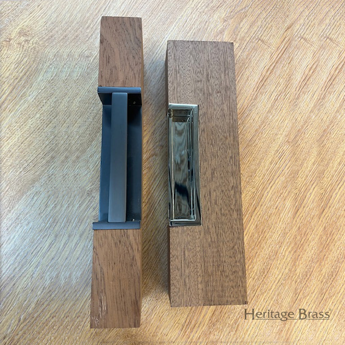 Heritage Brass Edge Pull and Flush Pull Antique Brass Finish