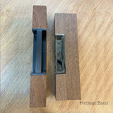 Heritage Brass Edge Pull and Flush Pull Antique Brass Finish