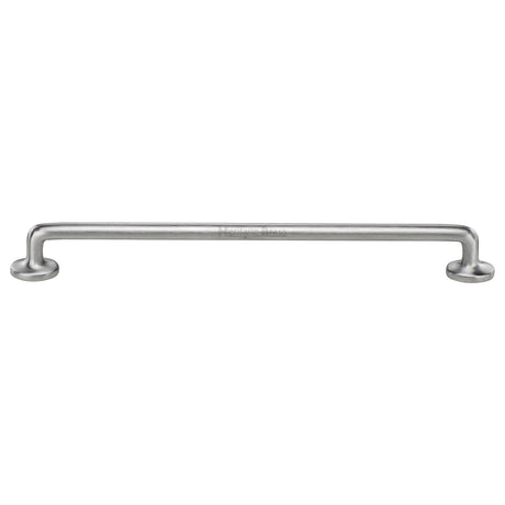 Heritage Brass - Cabinet Pull Traditional Design 256mm CTC Satin Chrome Finish