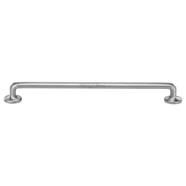 Heritage Brass - Cabinet Pull Traditional Design 256mm CTC Satin Chrome Finish