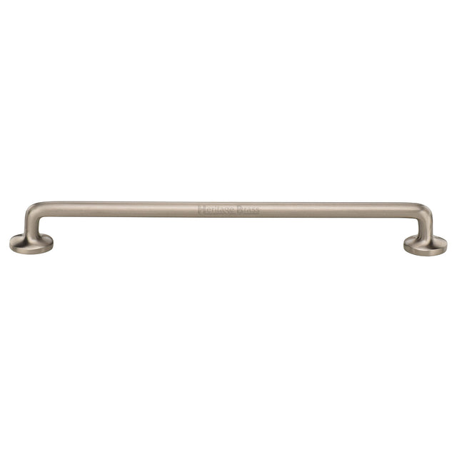 Heritage Brass - Cabinet Pull Traditional Design 256mm CTC Satin Nickel Finish