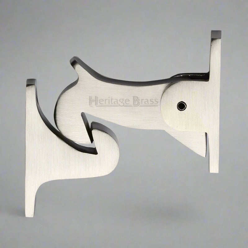 Heritage Brass - Door Holder Gravity Design Satin Nickel Finish