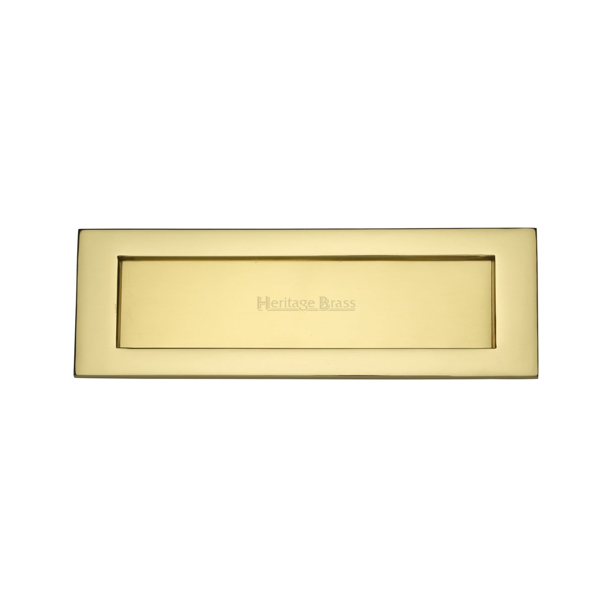 Heritage Brass - Letterplate 12 x 4 Unlacquered Brass Finish