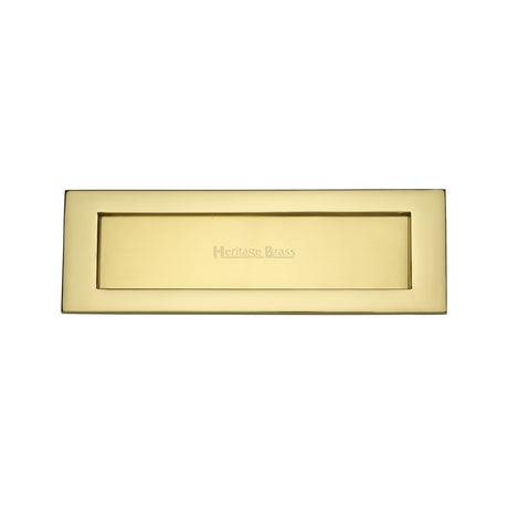 Heritage Brass - Letterplate 12 x 4 Unlacquered Brass Finish