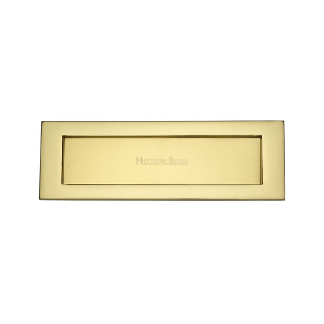 Heritage Brass - Letterplate 12 x 4 Unlacquered Brass Finish