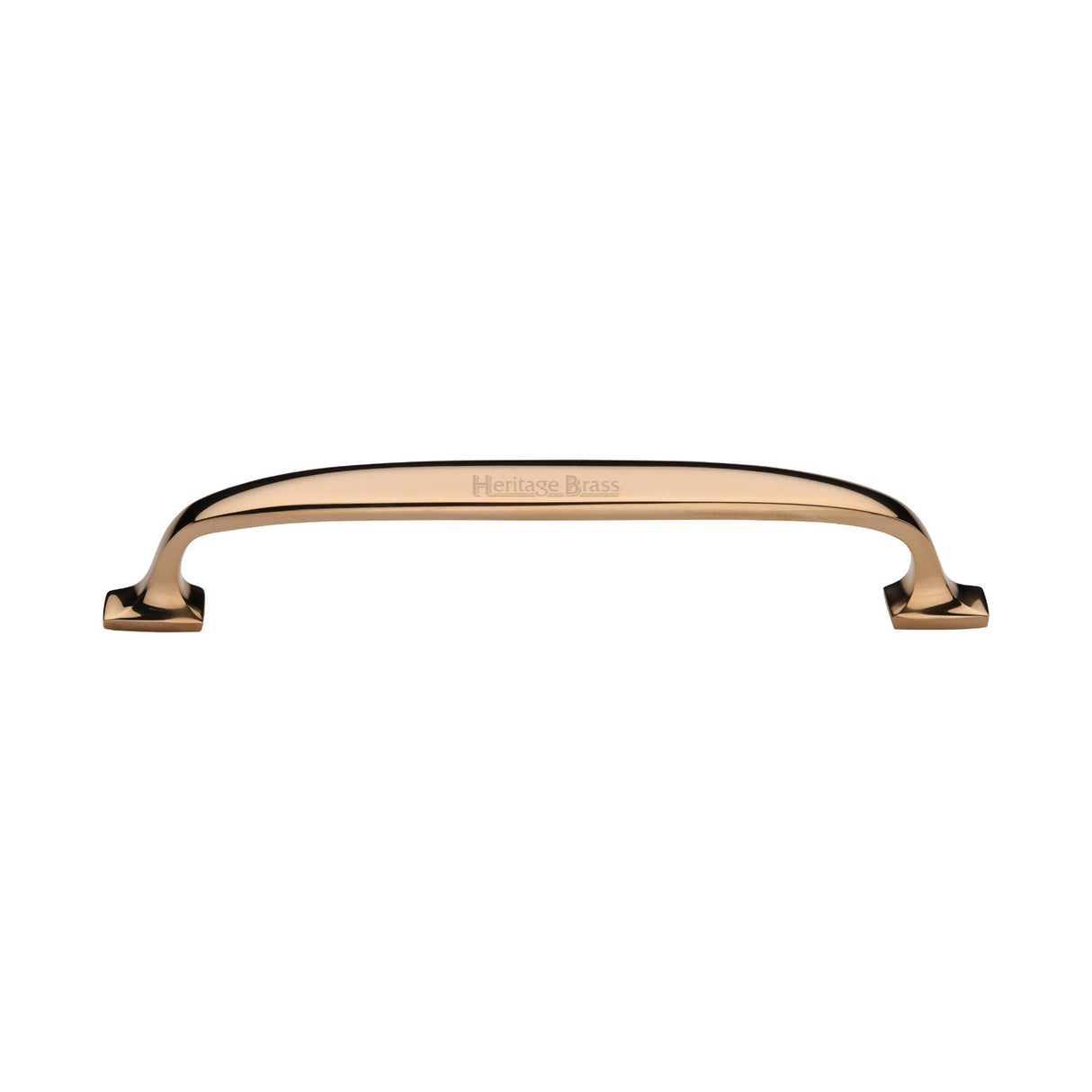 Heritage Brass Cabinet Pull Durham Design 128mm CTC Unlacquered Brass Finish