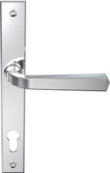 High quality image of Mila Heritage Multi-Point Locking Door Handle Polished Chrome | Sku. cb702004 | available to order from Trade Door Handles in Kendal.
