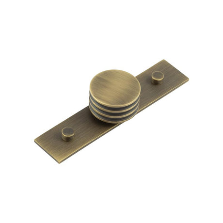 Hoxton - Sturt Cupboard Knobs 30mm Plain Antique Brass