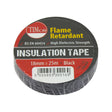 This is an image of Timco - PVC Insulation Tape - Black 25m x 18mm (10 PCS Roll Pack) PCSITBLACK