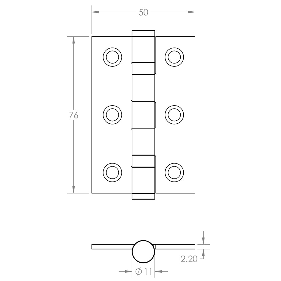 Technical drawing of of Frelan - Complete Bloom Door Handle Pack - Internal Doors - Black Sku. JE-B5B3-MB