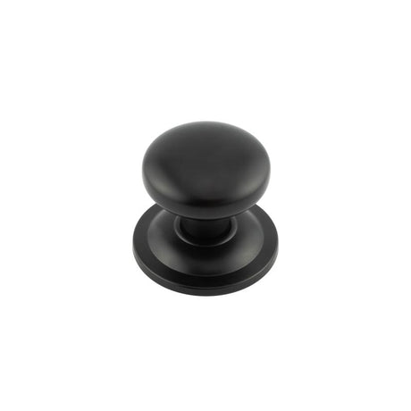 Technical drawing of of Frelan - Stainless Steel Centre Door Knobs Matt Black Sku. JMB3580