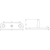 Technical drawing of of Frelan - SSS pins to suit JSS1237 Sku. JSS1237PINS