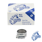 This is an image of Timco - Jubilee Clip Mild Steel - 0MS 16 - 22mm - (10 PCS Box) JUB0MS