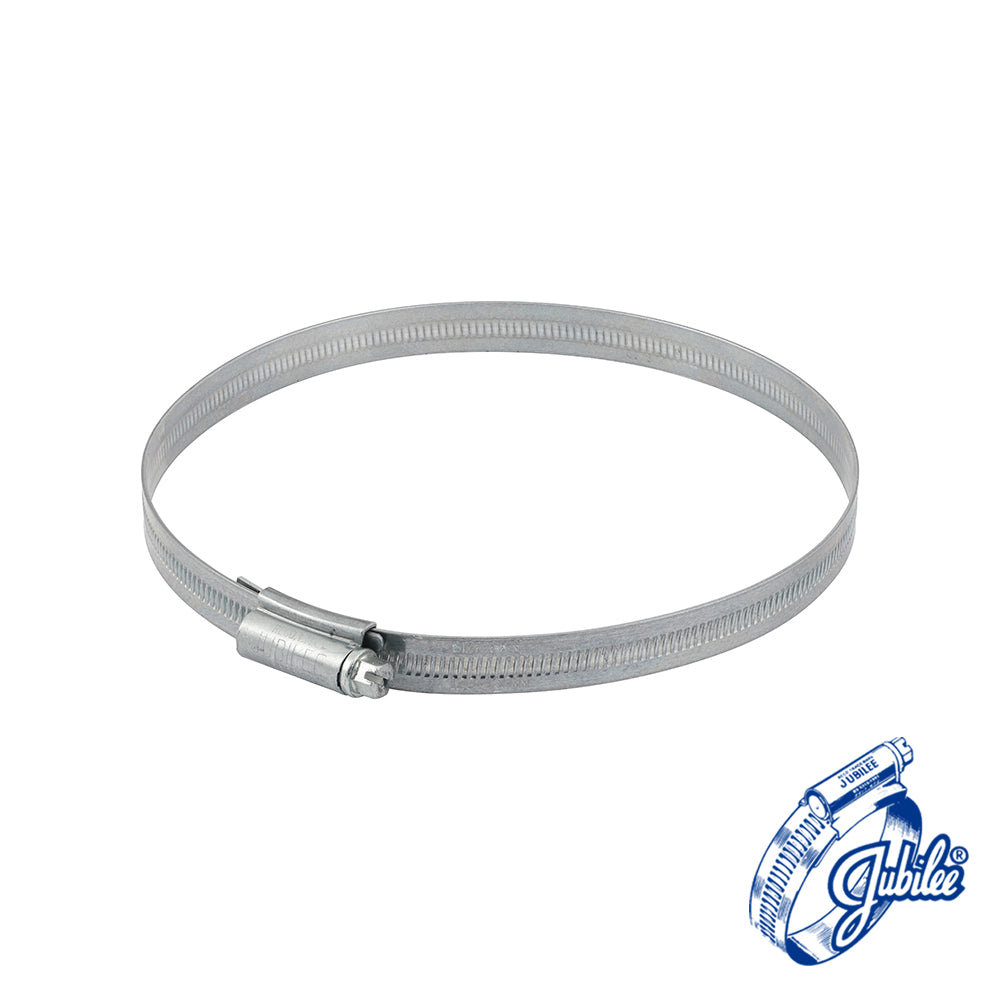 This is an image of Timco - Jubilee Clip Mild Steel - 6XMS 120 - 150mm - (5 PCS Bag) JUB6XMS