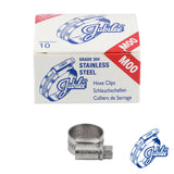 This is an image of Timco - Jubilee Clip Stainless Steel - M00SS 11 - 16mm - (10 PCS Box) JUBM00SS