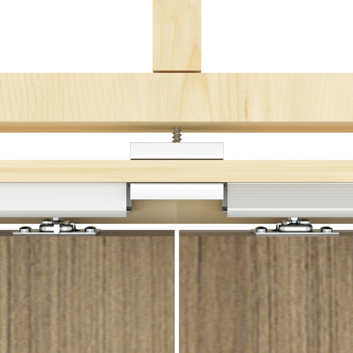 Frelan double door adaptor JVPDA for joining two JVPDK pocket door kits