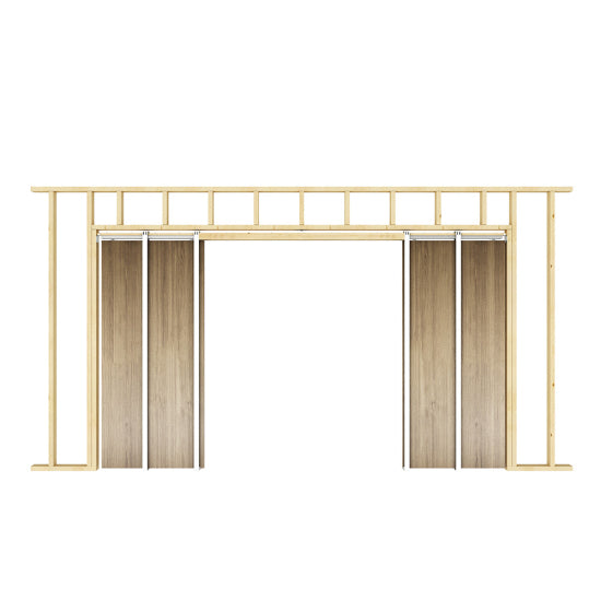 Frelan double pocket door kit JVPDKD with two sliding doors