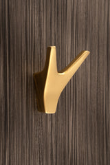 Valli Hat & Coat Hook - Satin Brass PVD