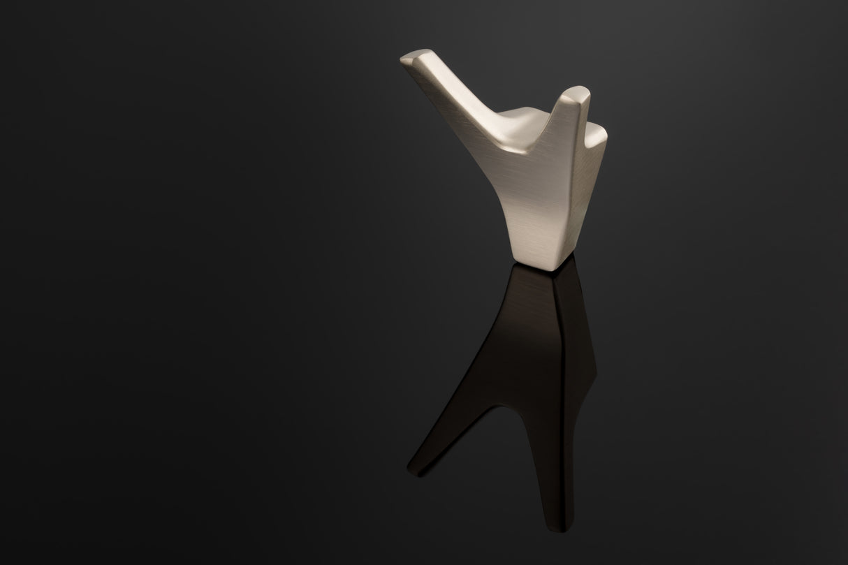 Valli Hat & Coat Hook - Satin Nickel PVD